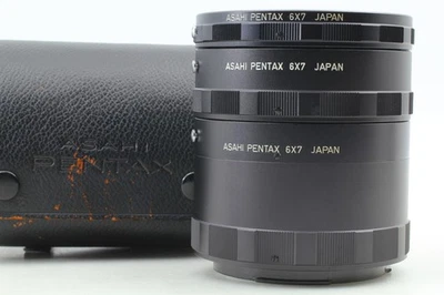 [Near MINT] Pentax 6x7 67 Macro Auto Extension Tube Ring Set 1 2 3 From JAPAN - Image 1 of 4