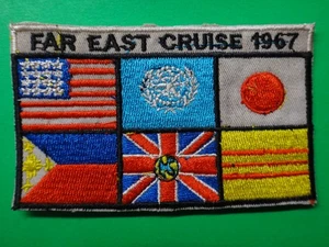 US Navy Patch FAR EAST CRUISE 1967 From Vietnam War Era - Picture 1 of 3