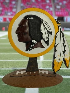 "Estatua de fútbol americano de doble cara de los Washington Redskins Commanders placa de escritorio 5,5""" - Imagen 1 de 19