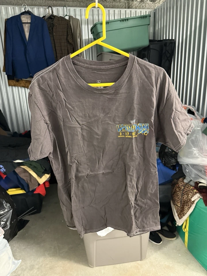 WWE WrestleMania X8 The Rock vs Hollywood Hogan Graphic Tee – Ripple Junction L - Image 1 of 4