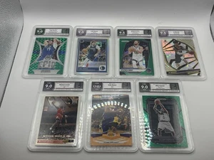 7 Karten Lot CBG Graded Slabs Basketball Michael Jordan, Kobe Bryant, Luka, Curry - Bild 1 von 4