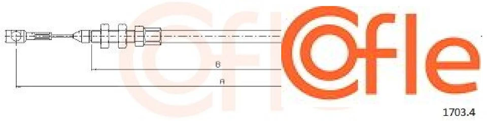 Cofle 92.1703.4 Gaszug für Iveco  - Bild 1 von 1