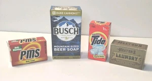 Vintage Soap Bars Plus Tide Tablets Unopened New Old Stock - Picture 1 of 7