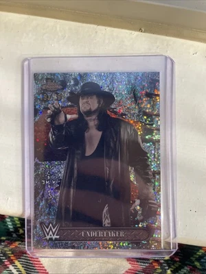 2025 Topps Chrome WWE X Cactus Jack - Undertaker #40 Speckle Refractor /299 - Image 1 of 3