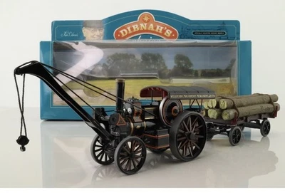Corgi 1:50 Fred Dibnah Fowler B6 Crane Traction Engine & Log Load Trailer 80113 - Image 1 of 2