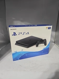 Sony PlayStation 4 Slim 1TB Console - Jet Black NUOVA scatola aperta [spedizione gratuita] - Foto 1 di 19