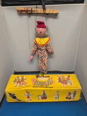 Pelham Puppets Boxed SS Clown Retro 1960's/70's Original Box - Image 1 of 4