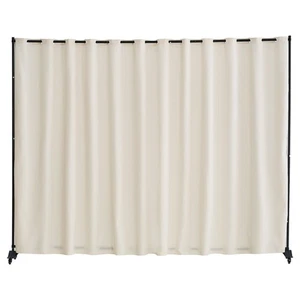 VEVOR Room Divider, 96120inch Portable Panel Room Divider with Wheels Curtain Di - Picture 1 of 2