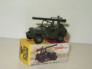 DINKY TOYS, jeep canon sans recul 106SR militaire ref 829 L - Picture 1 of 7