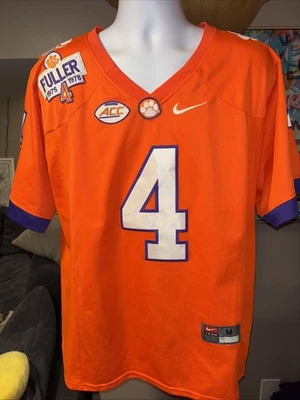 DeShaun Watson Clemson Tigers Jersey Youth Nike Team #4 Fuller ACC Patch M/L - Image 1 of 4
