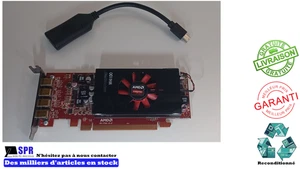 AMD FirePro W4100 2GB GDDR5 Low Profile 4 Mini DP + HDMI Adapter - Bild 1 von 11