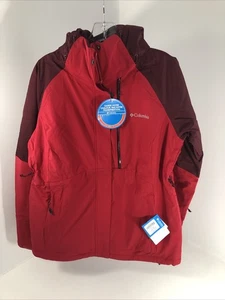 Chaqueta con Capucha Columbia Wildside Omni Heat Para Mujer Grande Roja/Borgoña Nueva con Etiquetas - Imagen 1 de 12