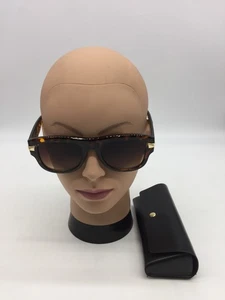 Gucci Tortoise Sunglasses Luxury Trendy 53-20-145 Brown Lens - Picture 1 of 9