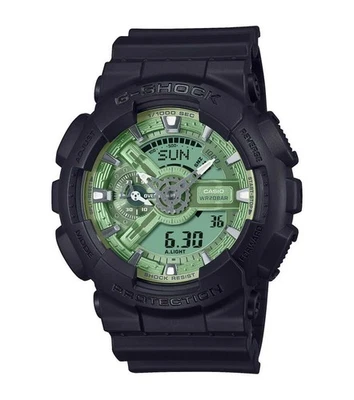 Casio G-Shock GA-110CD-1A3ER Herrenuhr Grün Stoßfest 20 bar Analog Digital - Bild 1 von 2