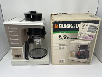 Vintage Black & Decker Coffeematic 10 Cup Coffee Brewer Tested/Working  - Image 1 of 4