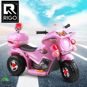 RETURNs Rigo Kids Ride On Car Motorcycle Motorbike Toys Electric Police Bike Car - Picture 1 of 12
