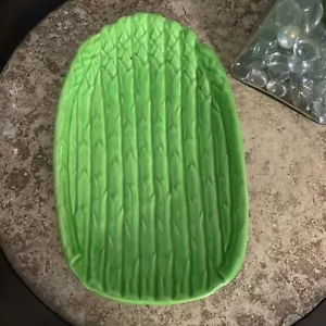Plato de Espárragos Sutil Caldas Da Rainha Hecho en Portugal - Imagen 1 de 8