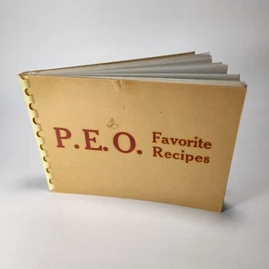 Sisterhood P.E.O. Cook Book Vintage Undated - Picture 1 of 7
