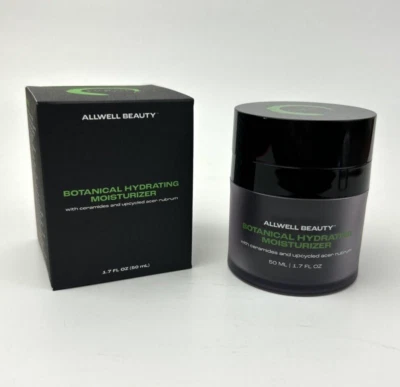 AllWell Beauty 植物保湿面部保湿霜 1.7 盎司含神经酰胺 全新 — 第 1/4 张图片