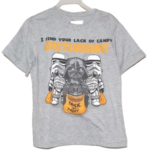 New Boy's XS Star Wars I Find Your Lack of Candy Disturbing T-Shirt Halloween - Picture 1 of 2