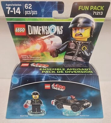 Lego Movie Dimensions Bad Cop Police Car Fun Pack 71213 Building Toy NEW - Image 1 of 4