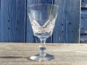 Vintage STUART GLENGARRY Crystal 3 3/4" Port Wine Glass x 1 Signed - Picture 1 of 2