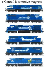 Locomotoras de calidad Conrail & Conrail 6 imanes de Andy Fletcher - Imagen 1 de 1