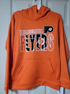 Philadelphia Flyers NHL Kids Youth Large 12-14  Hoodie, Orange NWT - Picture 1 of 7