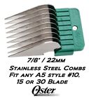 OSTER STAINLESS STEEL Detachable Blade GUIDE COMB*Fit A5 Turbo Golden,A6 Clipper