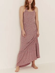 EX Fat Face Coral Holiday Ditsy Jersey Maxi Dress Sizes 8 10 12 14 16 RRP £45 - Picture 1 of 5