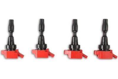 MSD Ignition Coil Blaster Series For 15-20 Hyundai And Kia 1.6L Turbo Red 4-Pack - Image 1 of 4
