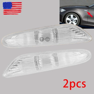 Luces LED de señal de giro de marcador lateral ámbar dinámico para BMW E60 E82 E83 E90 E92 E46 Foto 1 de 4