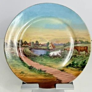Plato de cerámica decorativo de 7,5 pulgadas con tema de país - Imagen 1 de 6