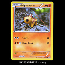 carte Pokémon 87/160 Hippopotas Série XY05 - Primo Choc