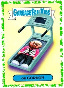 2017 Garbage Pail Kids Battle of The Bands "OK GORDON" Green Border Sticker Card - Bild 1 von 1
