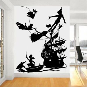 Cartoon Boy Dream Pirates Ship Vinyl Nursery Interior Creatives Wall Sticker