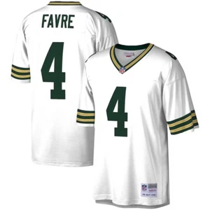 Camiseta deportiva Mitchell & Ness Brett Favre de los Green Bay Packers 1996 Away Legacy 4XL - Imagen 1 de 3