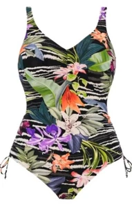 Fantasie Women's Maldives Underwire V-Neck Swimsuit with Adjustable Leg 40M $118 - Picture 1 of 4