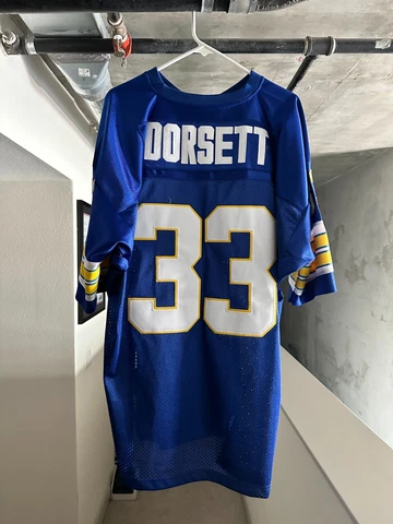 Tony Dorsett Throwback Pitt Jersey - Size 52 - Gridiron Greats Cover