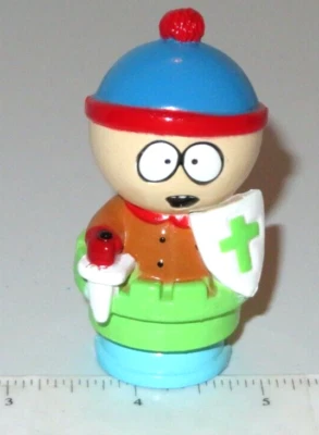 2004 South Park Collector Chess Board Game Stan Blue Rook Part Only  - Image 1 of 3