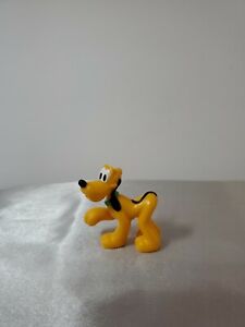 Disney Pluto Dog Walking Paw-Up Pose 2" Plastic Figure Cake Topper Toy Figurine