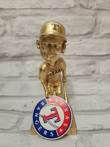 2022 SGA Texas Rangers Adrian Beltre On Deck Circle Bobblehead Gold Custom Cover