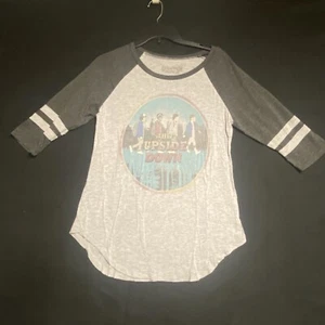 Stranger Things The Upside Down 3/4" Arm Shirt grau Medium verwaschen dünn - Bild 1 von 10