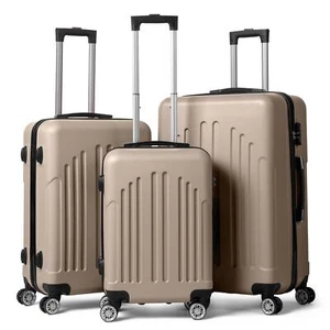 20" 24" 28" 3 Piece Luggage Sets Hardside Suitcase Sets with Wheels TSA Lock - Picture 1 of 25