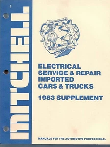 1983 MITCHELL IMPORTED CAR TRUCK ELECTRICAL SERVICE JJ - Bild 1 von 1
