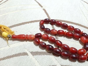 Cherry Amber Prayer Beads 17 grams - Picture 1 of 9