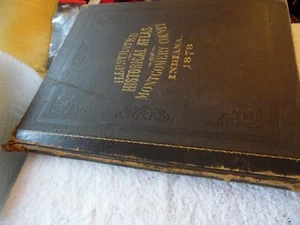 ORIGINALES ANTIGUOS ATLAS HISTÓRICOS DE MONTGOMERRY CONDADO INDIO, 1878, MAPAS - Imagen 1 de 12