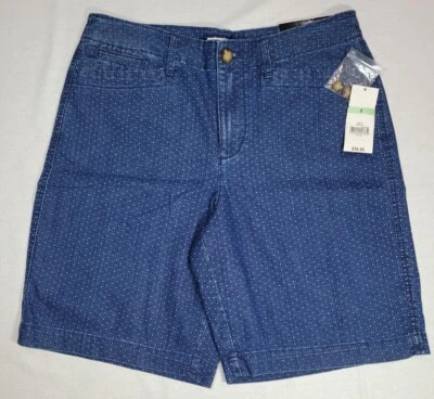 Pantalones Cortos Kim Rogers Denim Dot Para Mujer Talla 8 Elastizados Belk Nuevos Precio de Venta sugerido por el fabricante 38,00 USD Foto 1 de 4