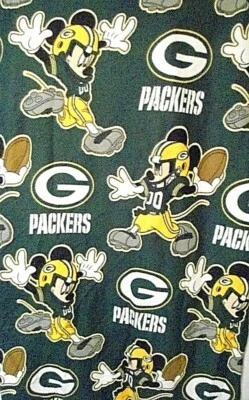 NFL Green Bay Packers Mickey Mouse Manta, 38" x 56" Foto 1 de 2