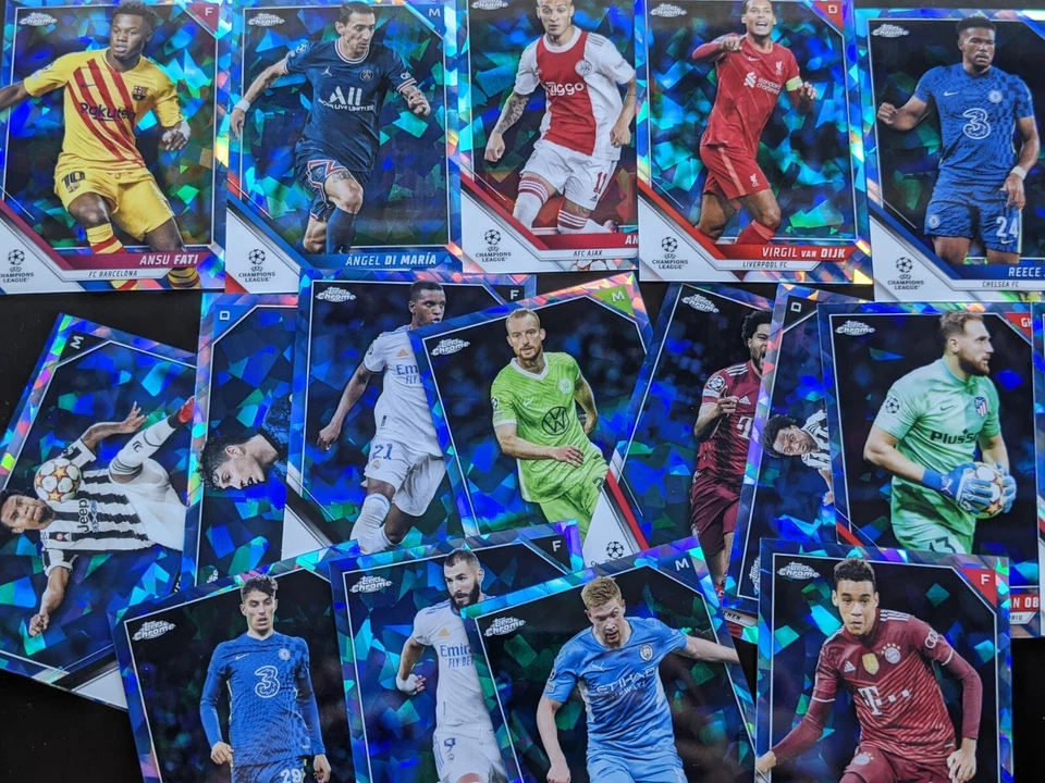 2021-22 Topps Chrome Sapphire UCL Base Cards - You Pick! - Image 1 of 1